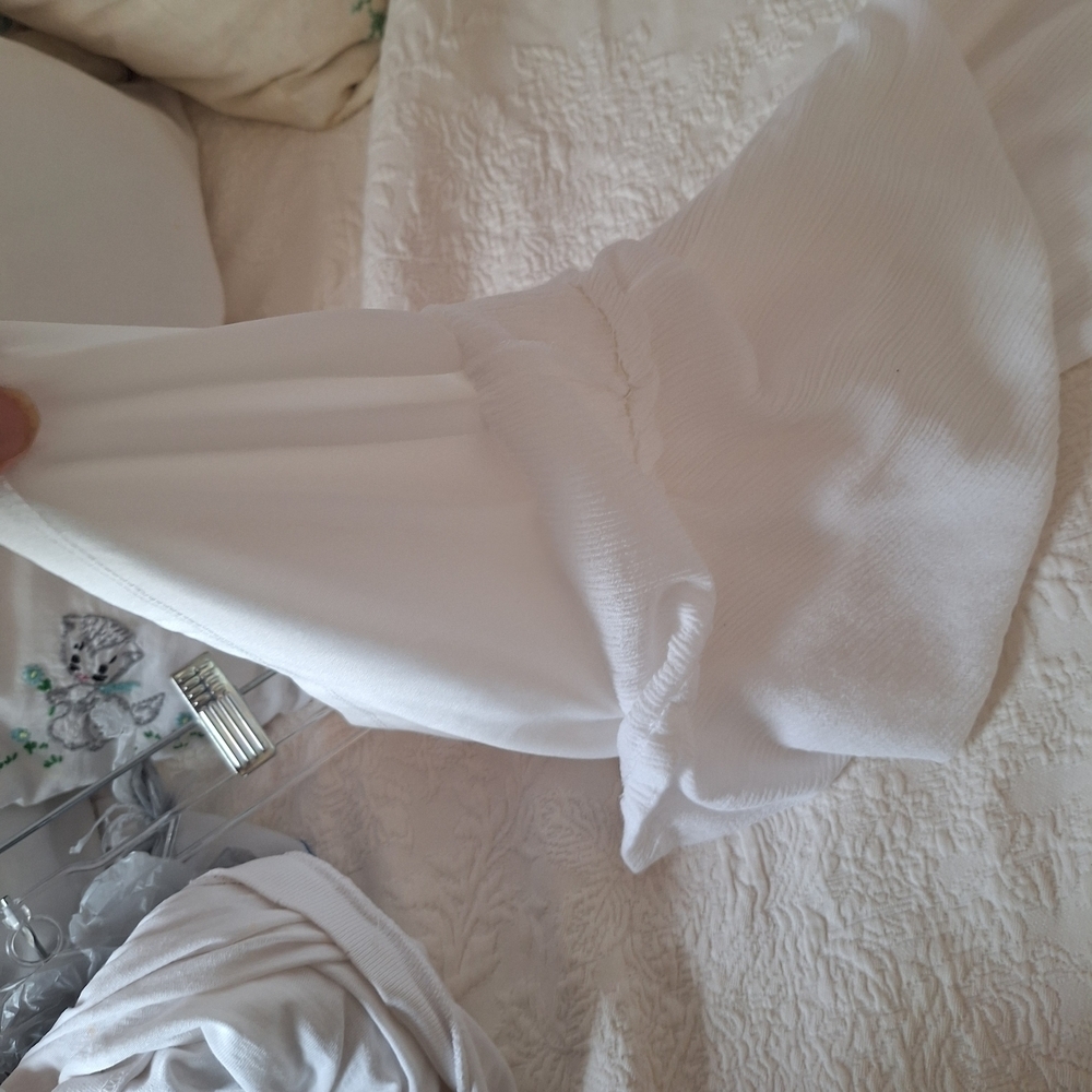Alyx Wide Leg White Pants - Picture 9 of 15